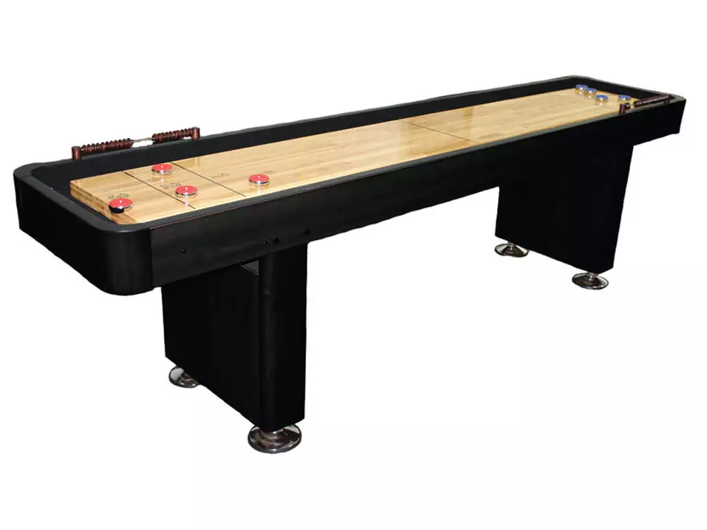 PRESIDENTIAL SHUFFLEBOARD BLACK OR ESPRESSO, 12FT OR 9FT